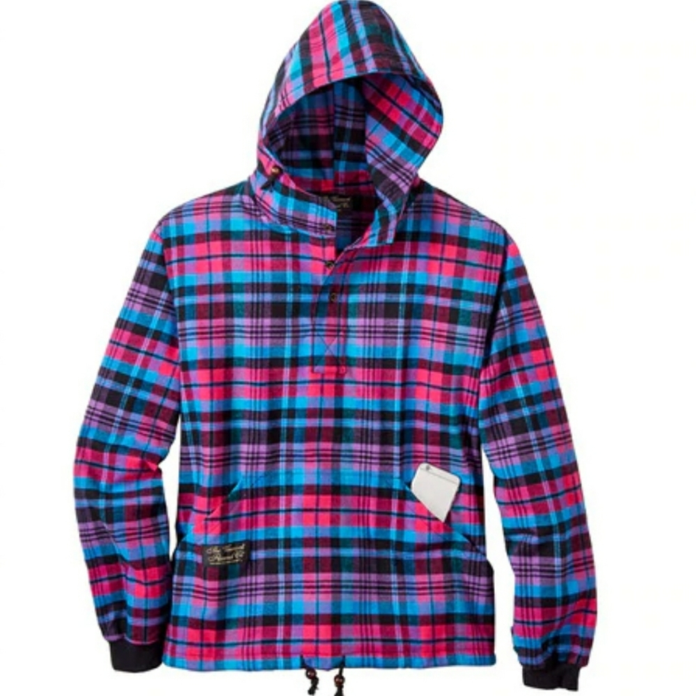 The Vermont Flannel Company Mens pullover Sz S Tur